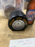 Vtg Miller Lite Bottle Racing Sign Menu Advertising Beer Breweriana Table bar