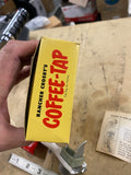 50's Rancher Bing Crosby’s Coffee Tap Ad Can Opener NOS Advertising Display Sign