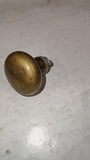 Antique Vintage Brass Door Knob Round Salvage Patina 2.25”