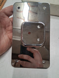 Chrome Laydown License Plate Harley Sportster Heritage Fatboy FLH FX Chopper FXR