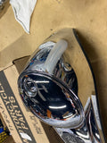 08^ OEM Harley Chrome Road Glide Gas Tank Dash Console Cover FLTR Push button as
