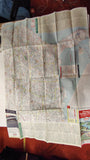 Vintage 1950s PA Road Map Lot Saratoga Springs Esso Eastern US State Parks Broch