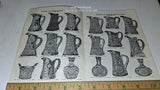 VTG 1967 Reprint - "Genuine Rich American Deep Cut Glass"- 1913 By D. James