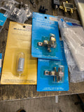 Mixed Electronic Parts Lot Coaxial TV Antenna Connectors VHF UHF Adapters Splitt