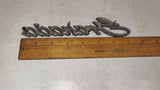 Vintage 1975-1980 Ford Granada Fender Script Emblem Badge OEM D5DB-16B114-AA