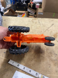 Vintage Barr Orange Plastic Toy Tractor 1960s Retro Collectible Classic