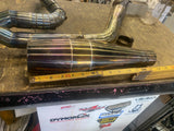 Custom 2-Into-1 Titanium Exhaust Pipe Harley touring Glide FLH Sp concepts?