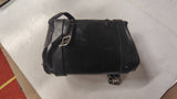 Vintage US Made Studded Black Leather Motorcycle Tool Bag Fork Pouch Concho