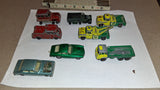 Vintage Matchbox Lesney Diecast Lot Ferrari Berlinetta Ford Zodiac Fire Truck