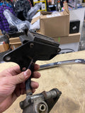 Harley FLH Rear Brake Master Cylinder Reservoir Mount Bracket Glide Touring FLH