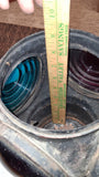 Vintage Adlake 4-Way Railroad Switch Lantern Red Blue Lenses Cast 1264 M 20.5"