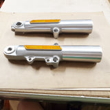 Harley Chrome Lower Fork Sliders 2014-'23 Touring Street Road Glide 45500171 OEM