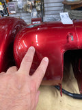 Paint Set Softail tank Bobtail Rear fender Custom 2004^ Candy red Twin Cam FXST