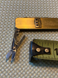 Vtg Borg Warner Pocket Knife Fancy 10K gold emblem Scissors Japan 60's Minty!