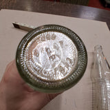 Vtg 1950s Western PA Returnable Soda Bottle Lot (2) Bottoms Up, Canada Dry Skirt