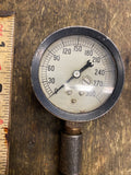 Vintage Marsh Instrument Co Pressure Gauge 0-300 PSI Recalibrator USA Steam punk