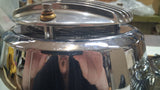 Harley 4-Speed V-Twin Vented Chrome Outer Primary Cover Set w/ MOON Derby & Joke