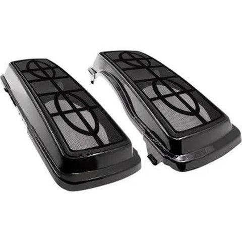 Saddle Tramp BC-HDD6X9-1 Saddlebag Lids 6x9 Speaker FLH Harley OE Bags 1996-2013