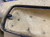 OEM Harley Panhead Shovelhead FLH Glide Vtg Saddlebag Lid White Electra Glide