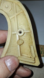 Vintage Franzite Faux Ivory Right Grip Panel Colt .44 Cal Army 1860 - 186L