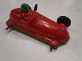 Vintage Louis Marx & Co. Wind-Up Hard Plastic Race Car — For Parts or Repair