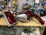 Paint Set Softail Gas tanks Bobtail Rear fender Springer Softail FXSTS Custom
