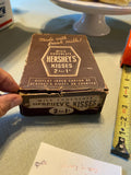 HERSHEY'S KISSES Display Box 1950s Rare Vintage Count 240 Candy Collectible 1 pe