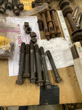 Vtg Motor parts bolts Chevy 1950 sedan Chevrolet Battery Tie down Trans moun lot