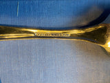 Vtg Stainless Steel Silverware Set Wooden Box Insico Mid modern 50's Flatware