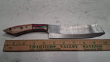 4 Pc Damascus Steel Kitchen Chef Knife Set Mosaic Pins Wood Handle Full Tang