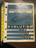 Harley Factory Parts Catalog 86^90 Sportster Evo