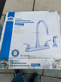 Project Source Kitchen Faucet Stainless Steel Finish #0865917 missing rinse hose