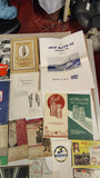 Vintage Mid Century 1950s Ephemera Lot Pamphlets Brochures Advertising MORE!