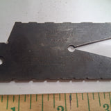 Vtg L.S. Starrett Co. No. 284 29 Degree Screw Thread Tool Gauge Athol Mass USA