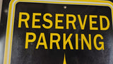 Vintage Pittsburgh Steelers Reserved Parking Sign Vinyl Fans Only Man Cave 12x18
