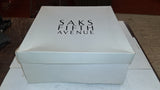 NWT Fine Millinery August Sheer Organza Wide Brim Church Hat Saks Box