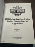 2013 Harley service manual supplement police models