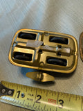 Vintage Russ Berrie Wind-Up F.D. Fire Chief Ambulance Toy Car - Tin Japan Lot!