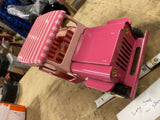 Vintage 1962 Tonka Surrey Pink Jeep Canopy Elvis Movie 350 Toy W spare Tire!