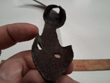 Rare 19th Century Wrought Iron Socketed Reaping Hook Blacksmith Forged Tool Head