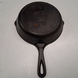 Lodge 5SK Cast Iron Skillet 8" Pan With Circular Logo Made In USA