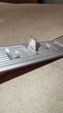 OEM 1952 Pontiac Chieftain Hood Emblem Insert Red Lucite Plastic Nameplate Lens