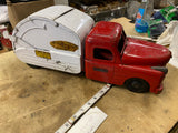 1940s Structo Pressed Steel Garbage Truck - Vintage City of Toyland Tin Toy19"