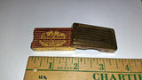 Vintage 1930s Gillette Gold Plated Metal Blade Bank Case & 6 Gold Tone Blades