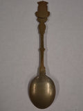 Vintage Overijssel Holland Souvenir Spoon Crowned Lion Coat of Arms Demitasse