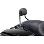 COBRA Detachable Backrest  Black Short Harley FLH Glide Classic Road King 97-07