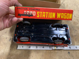 50's Promo Ford Fairlane Wagon Tin Friction Toy Litho Orig Box Bandai Minty Rare