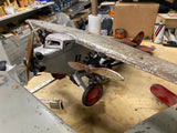 20's Steelcraft U.S. Mail airplane Tri Blade Motor Vtg Antique Tin Toy Aircraft!