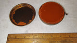 Vintage 2 In 1 Tan Shoe Polish Tin Dos En Uno Best Foods Inc Advertising