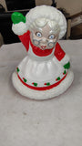 Vtg Glenview Mold Ceramic Waving Mrs Claus Christmas Figurine 12"